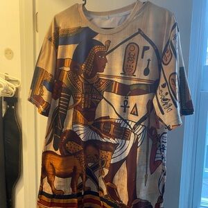 Egyptian Themed Graphic T-Shirt size XL